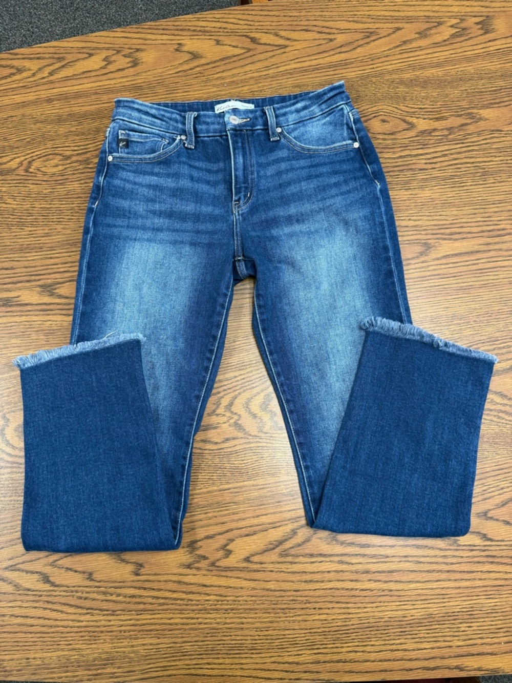 KanCan Blue Denim Jeans with Contrast Stitching